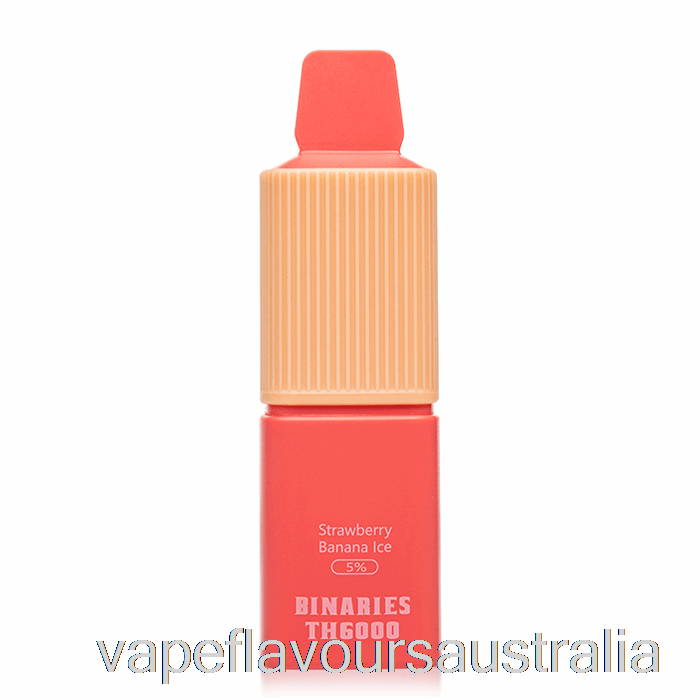 Vape Nicotine Australia Horizon Binaries TH6000 Disposable Strawberry Banana Ice